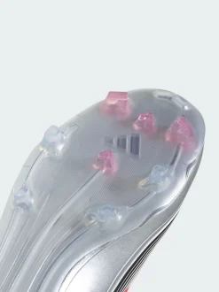 adidas White F50 Messi League Firm/Multi-Ground Boots