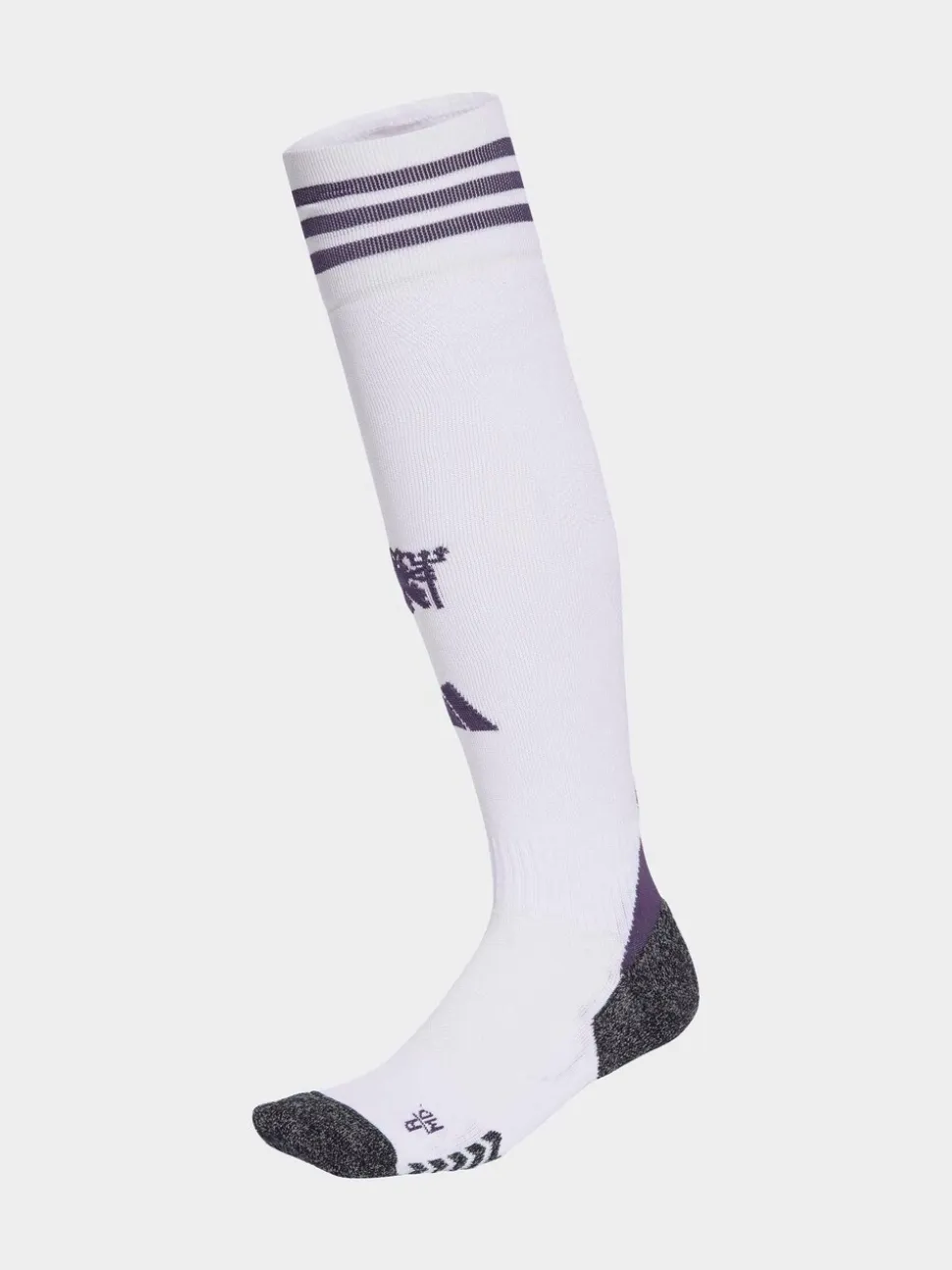 adidas White Manchester United 25/26 Away Socks