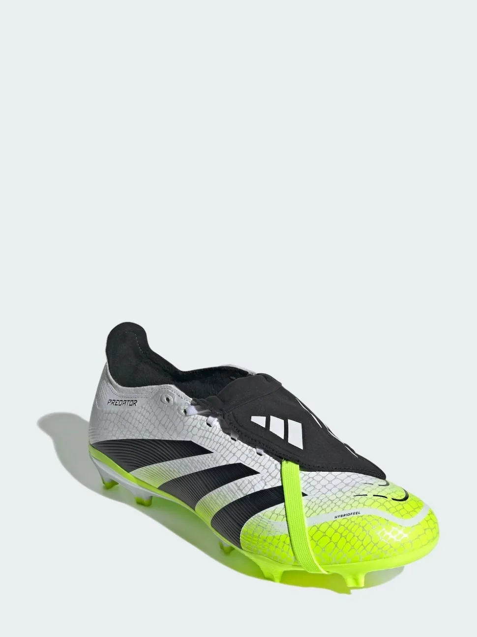 adidas White Predator League Fold-Over Tongue Firm/Multi-Ground Boots
