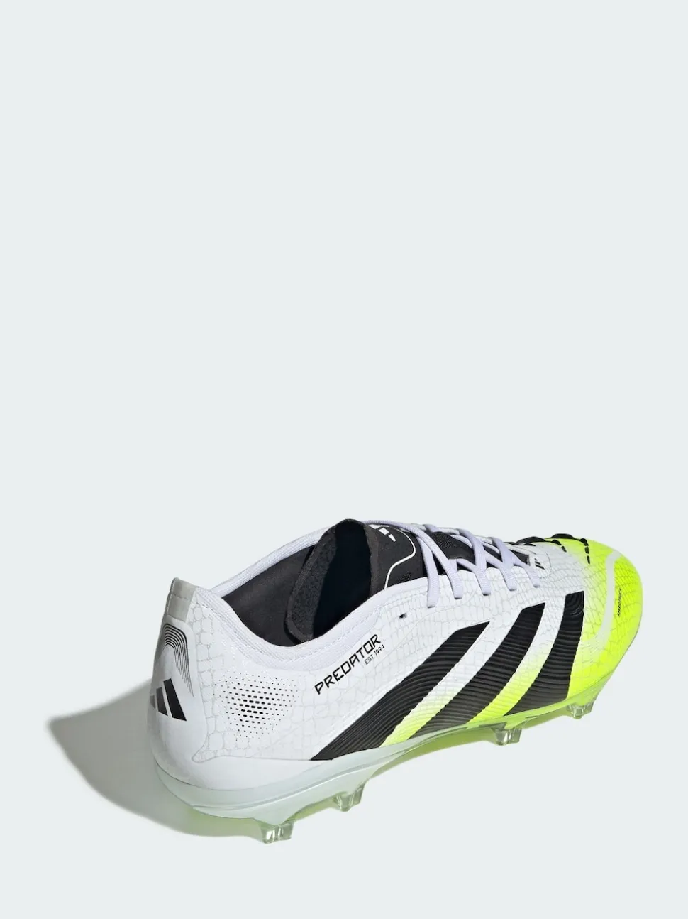 adidas White Predator Pro Firm Ground Boots