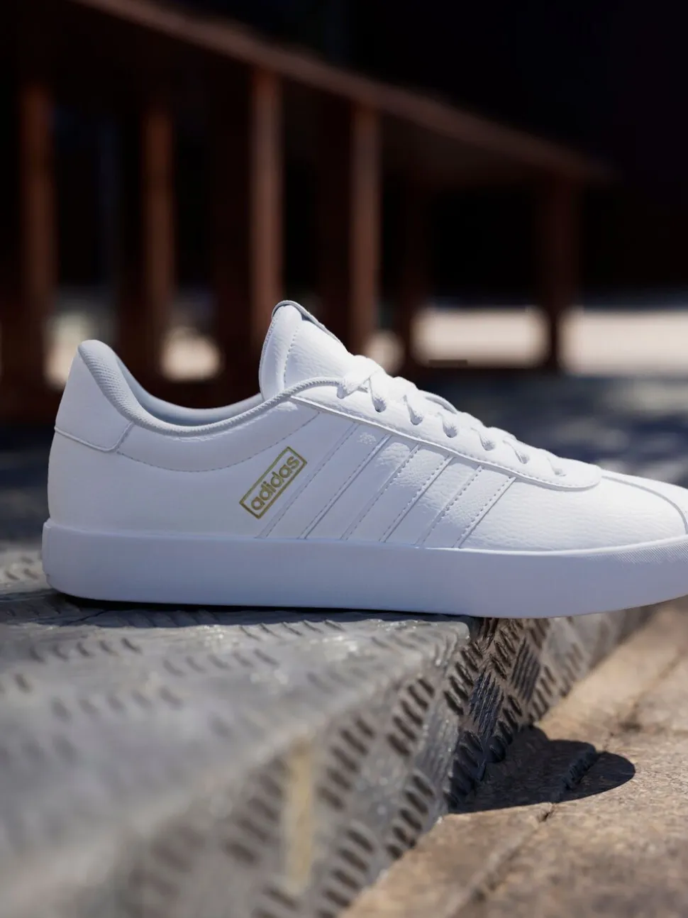 adidas White VL Court 3.0 Trainers