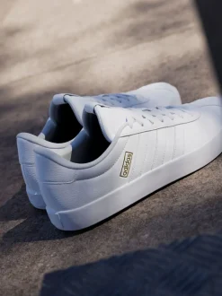 adidas White VL Court 3.0 Trainers