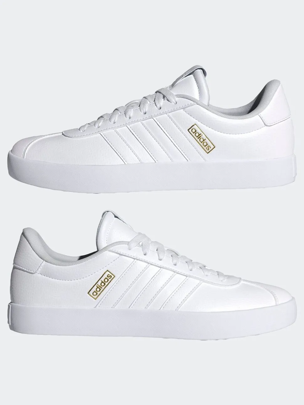 adidas White VL Court 3.0 Trainers