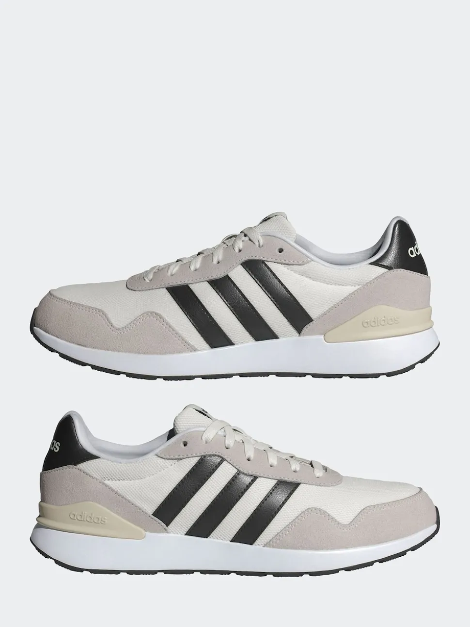 adidas White/Black Run 60s 4.0 Trainers