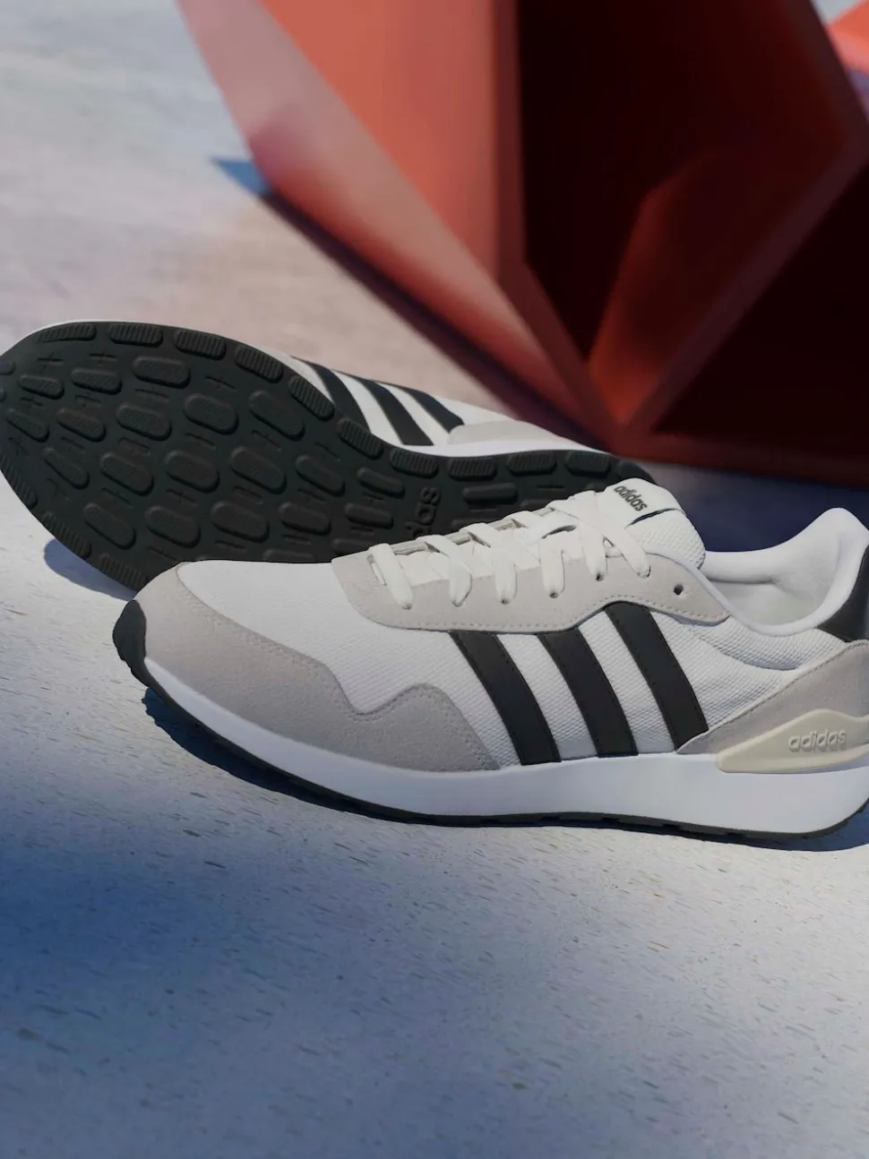 adidas White/Black Run 60s 4.0 Trainers
