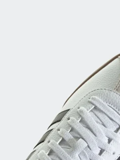 adidas White/Black VL Court Trainers