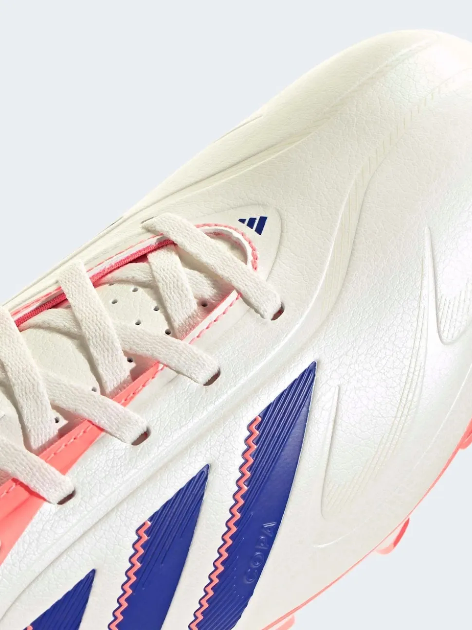 adidas White/Blue Adult Copa Pure 3 Club Firm/Multi Ground Boots