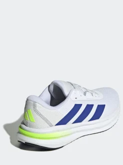 adidas White/Blue Galaxy 7 Running Trainers
