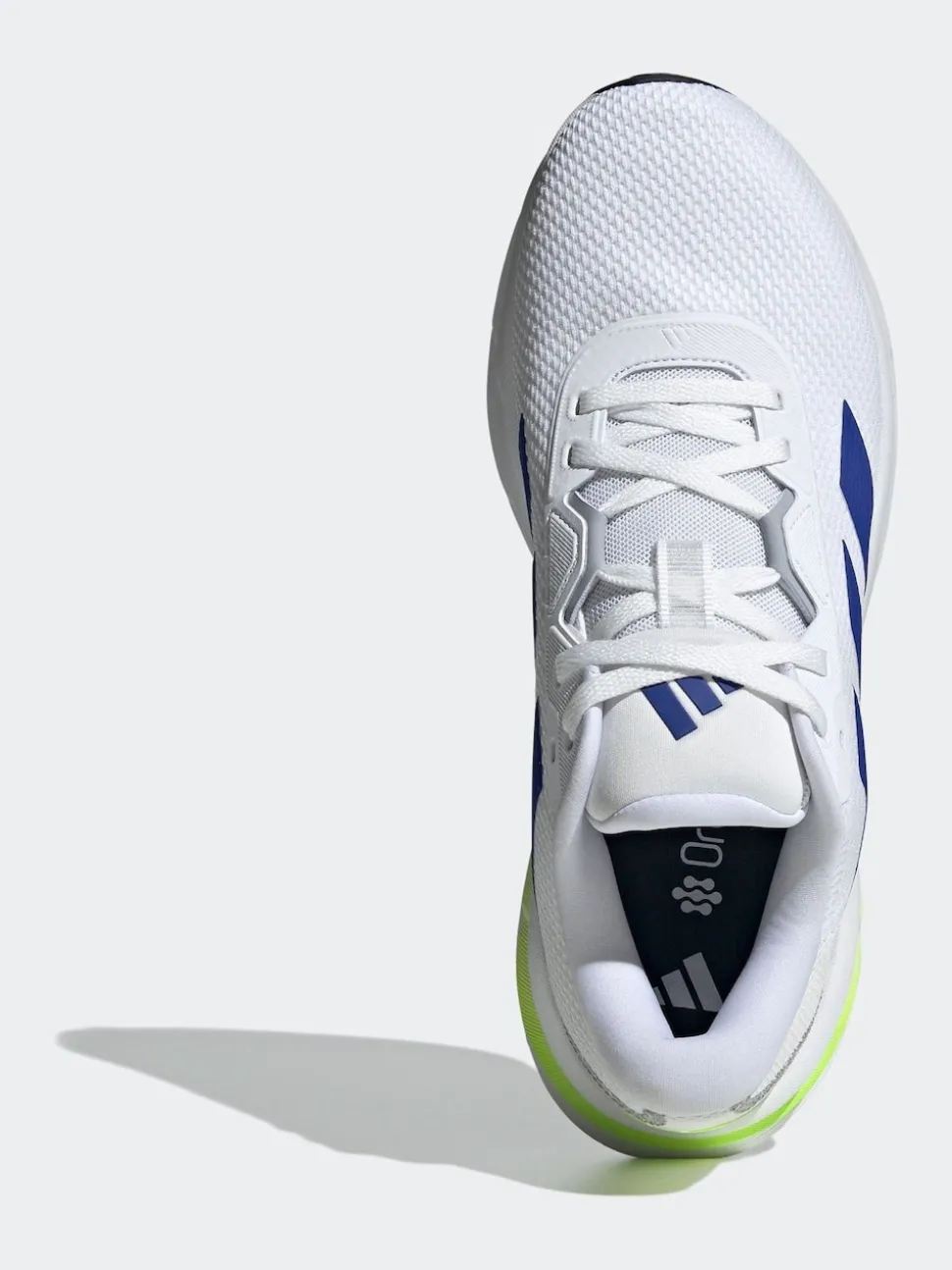 adidas White/Blue Galaxy 7 Running Trainers