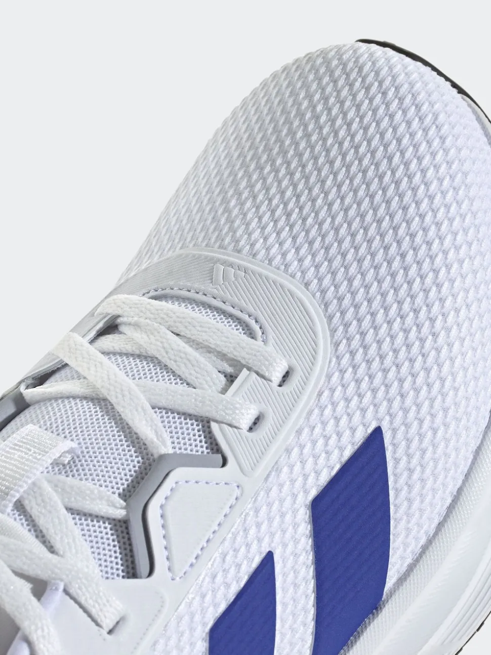 adidas White/Blue Galaxy 7 Running Trainers