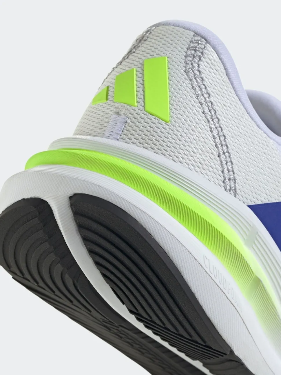adidas White/Blue Galaxy 7 Running Trainers