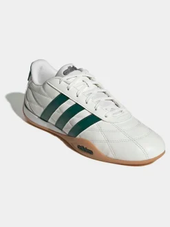 adidas White/Green Adipista Shoes