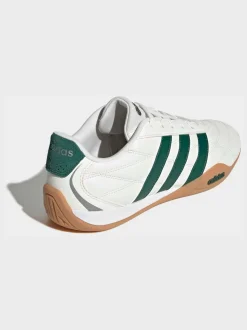 adidas White/Green Adipista Shoes
