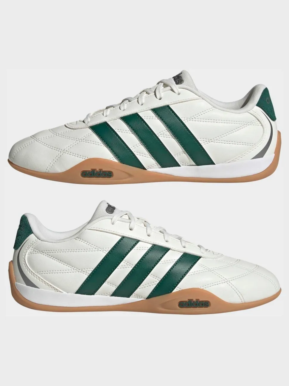 adidas White/Green Adipista Shoes