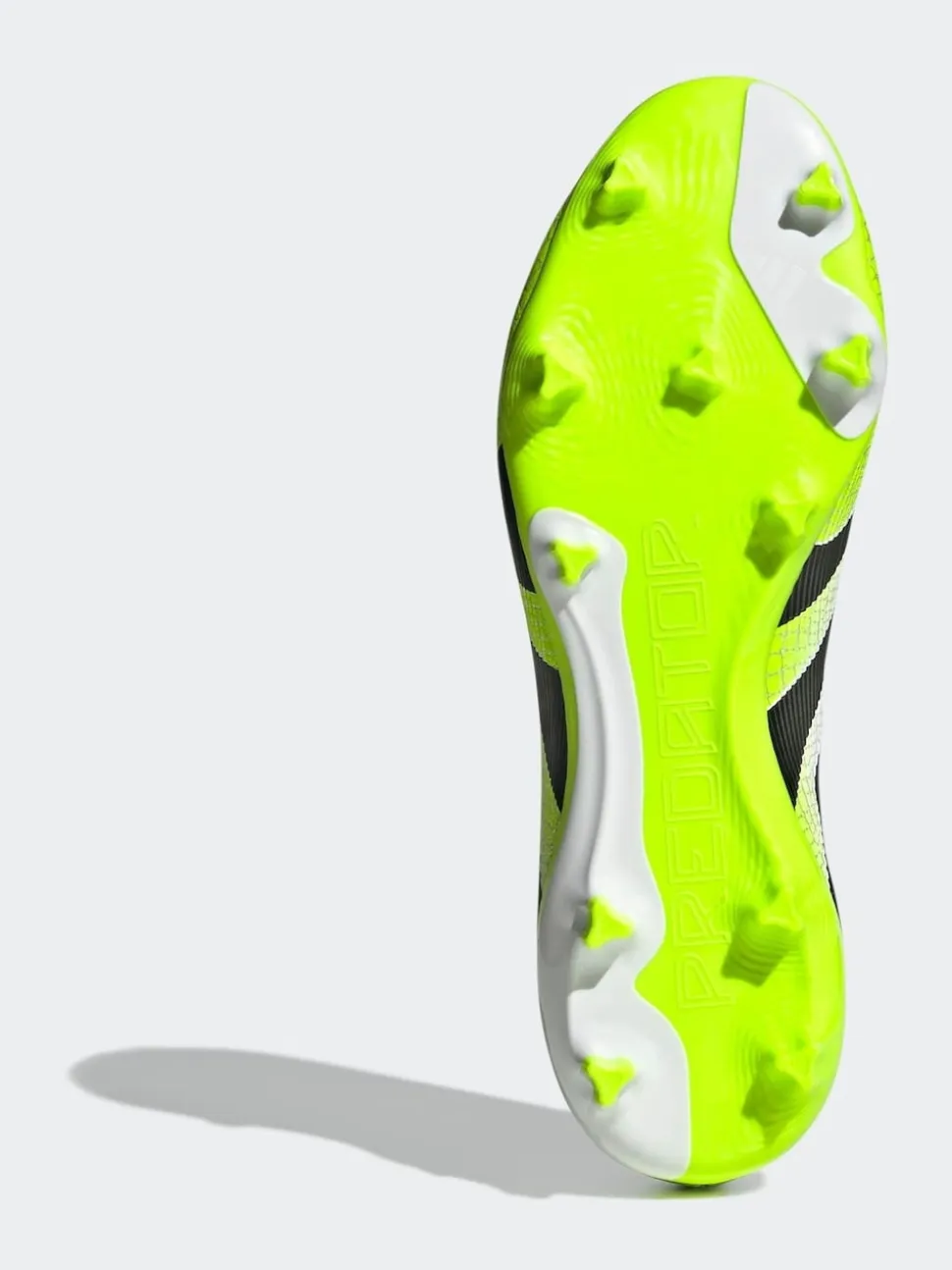 adidas White/Lemon Adult Predator League Laceless Firm/Multi Ground Boots