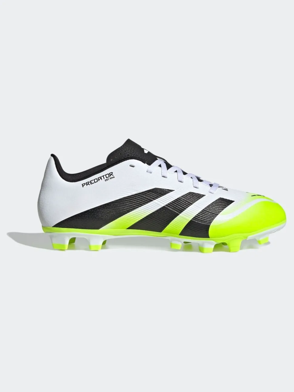 adidas White/Lemon Adult Predator Club Firm/Multi Ground Boots