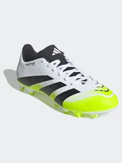 adidas White/Lemon Adult Predator Club Firm/Multi Ground Boots