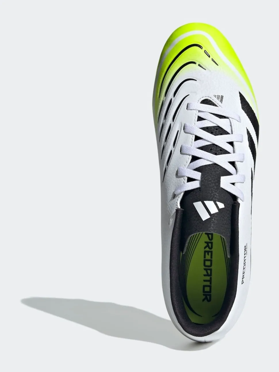 adidas White/Lemon Adult Predator Club Firm/Multi Ground Boots