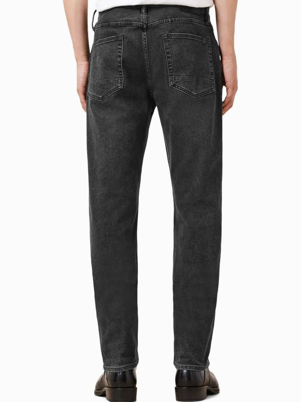 AllSaints Black Dark Iggy Black Slim Fit Jeans