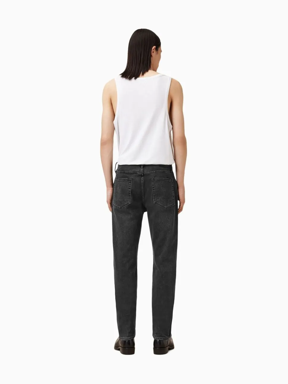 AllSaints Black Dark Iggy Black Slim Fit Jeans