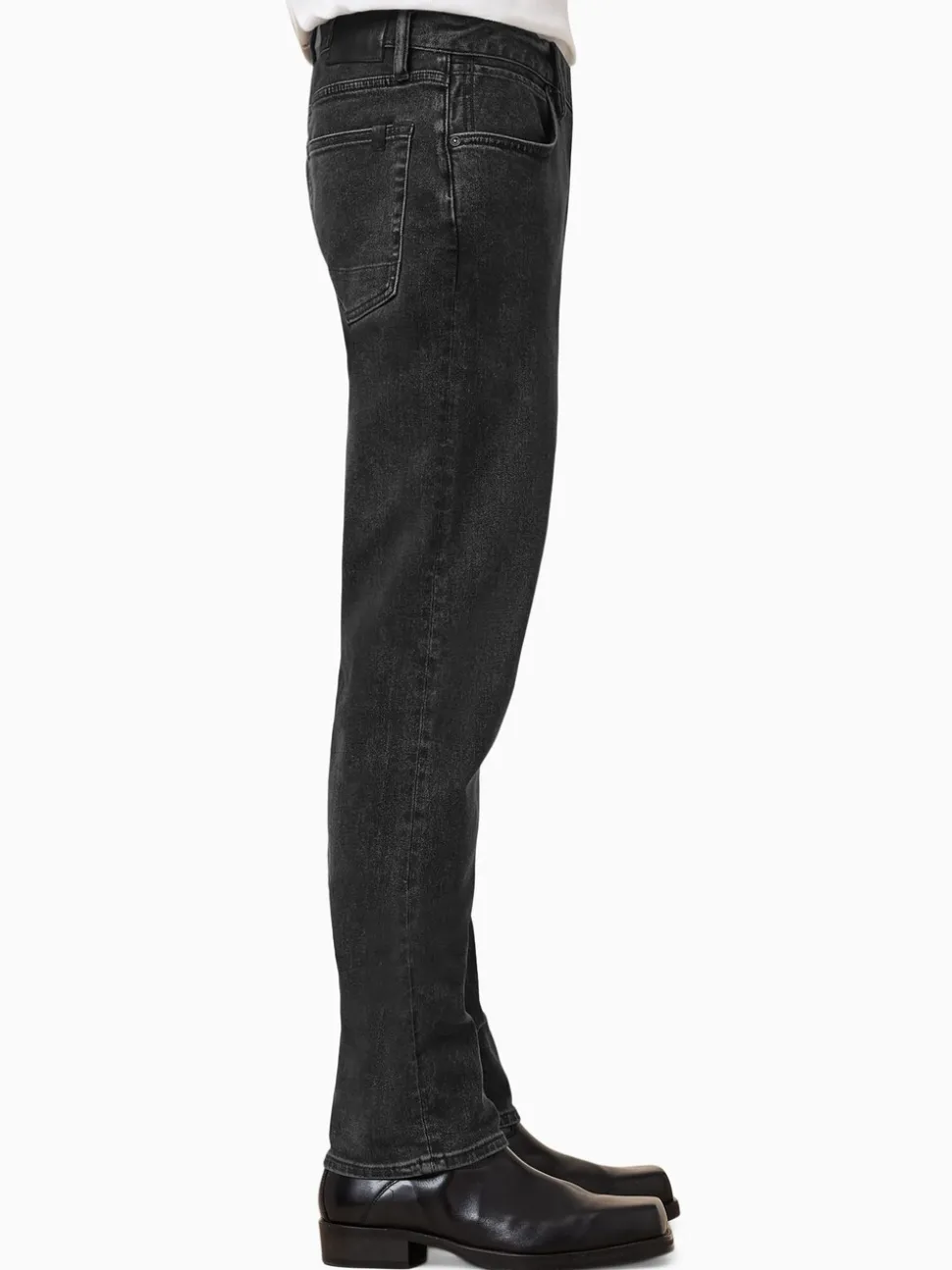 AllSaints Black Dark Iggy Black Slim Fit Jeans