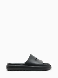 AllSaints Black Dune Sliders