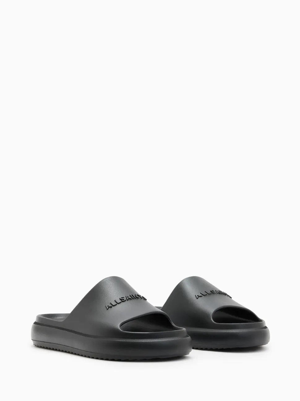 AllSaints Black Dune Sliders