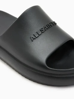 AllSaints Black Dune Sliders