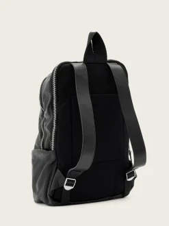 AllSaints Black Finn Updated Backpack