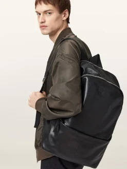 AllSaints Black Finn Updated Backpack