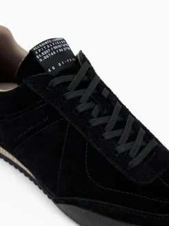 AllSaints Black Harri Low Top