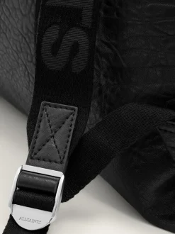 AllSaints Black Kei Leather Backpack