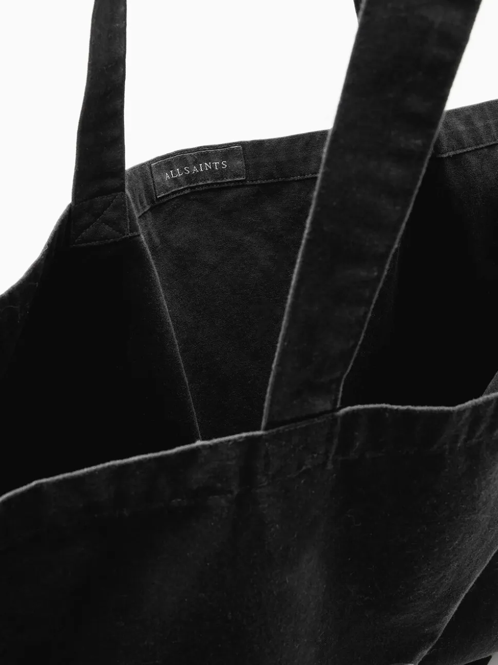 AllSaints Black Large Biggy Tote Bag