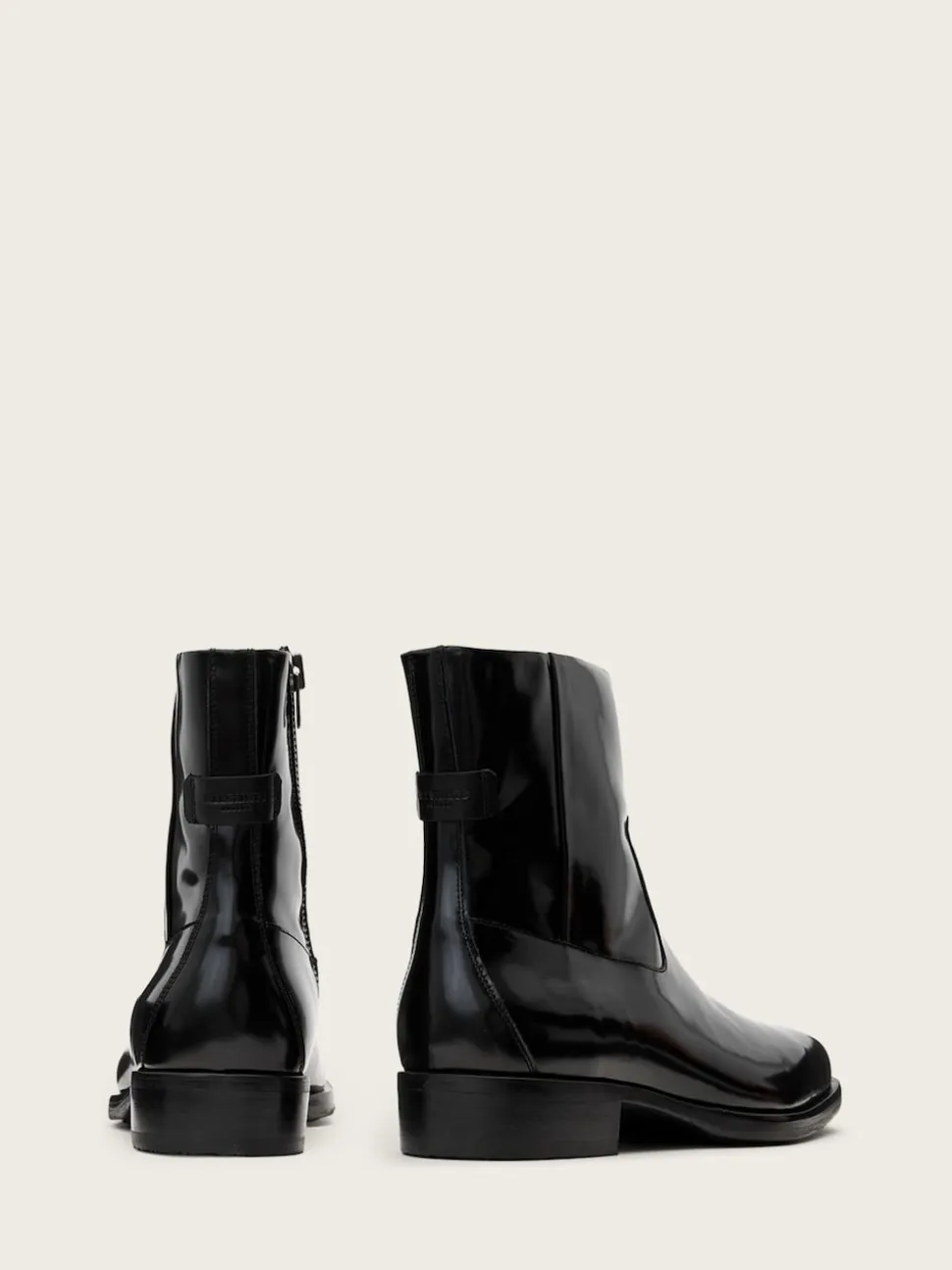 AllSaints Black Milton Boots