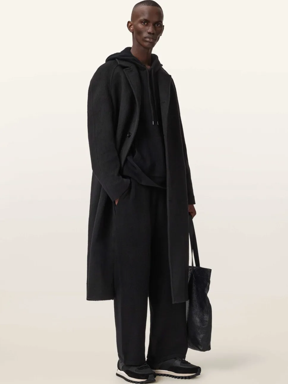 AllSaints Black Odessa Joggers