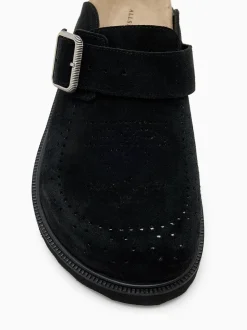 AllSaints Black Randal Mules