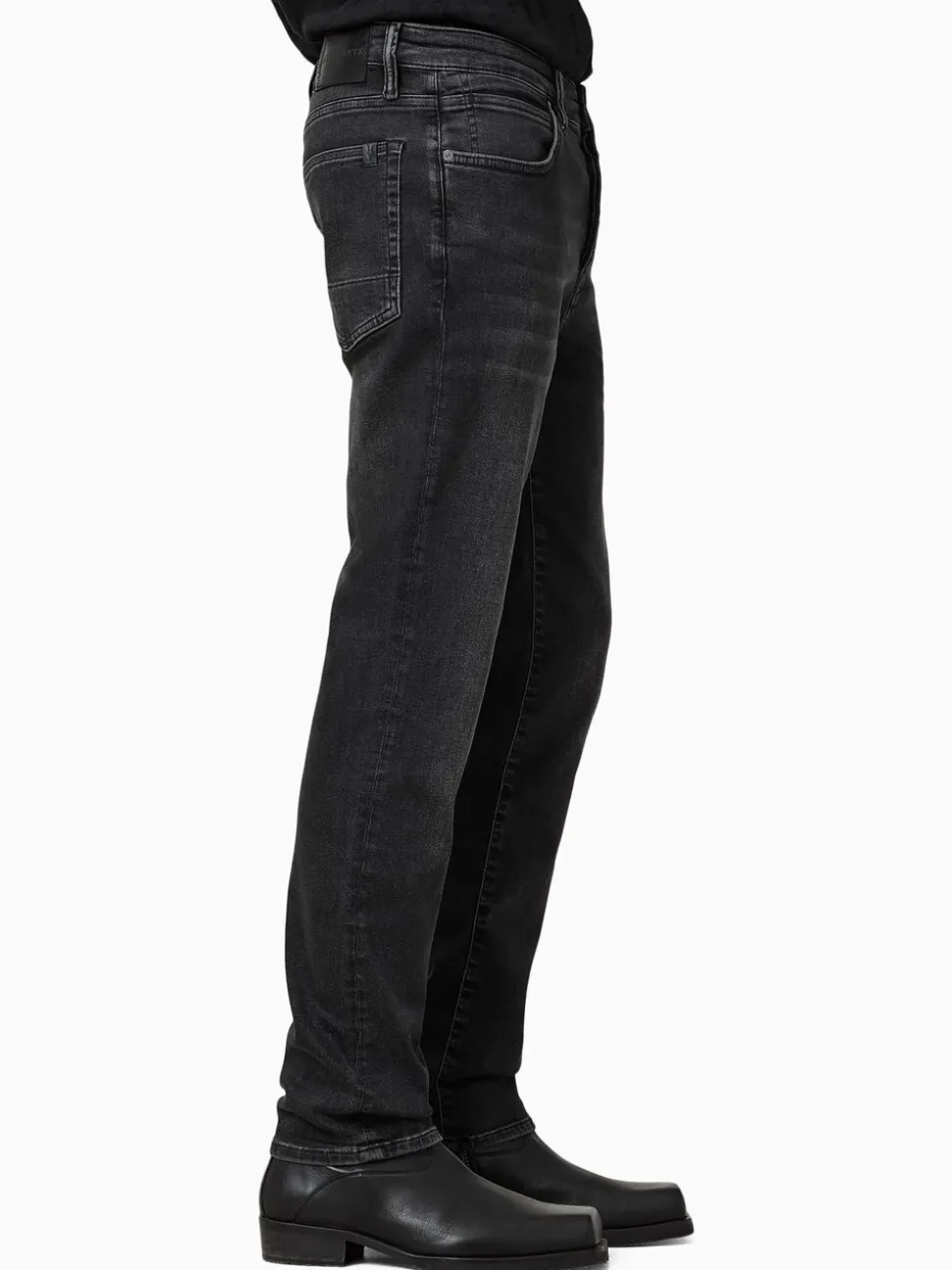 AllSaints Black Sid Blue Skinny Jeans