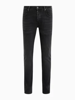 AllSaints Black Sid Blue Skinny Jeans