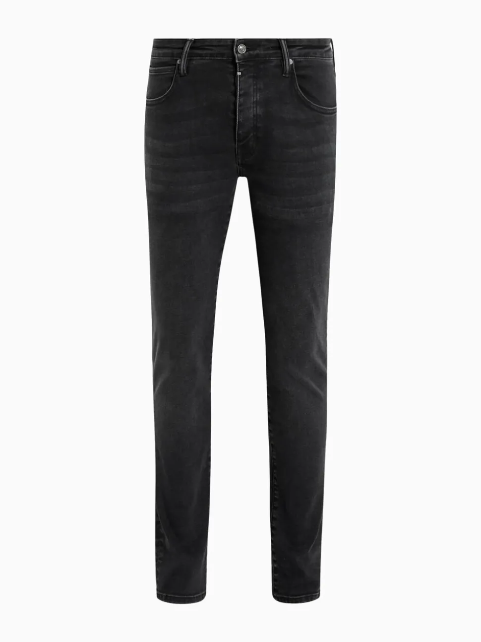AllSaints Black Sid Blue Skinny Jeans