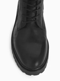 AllSaints Black Tobias Boots