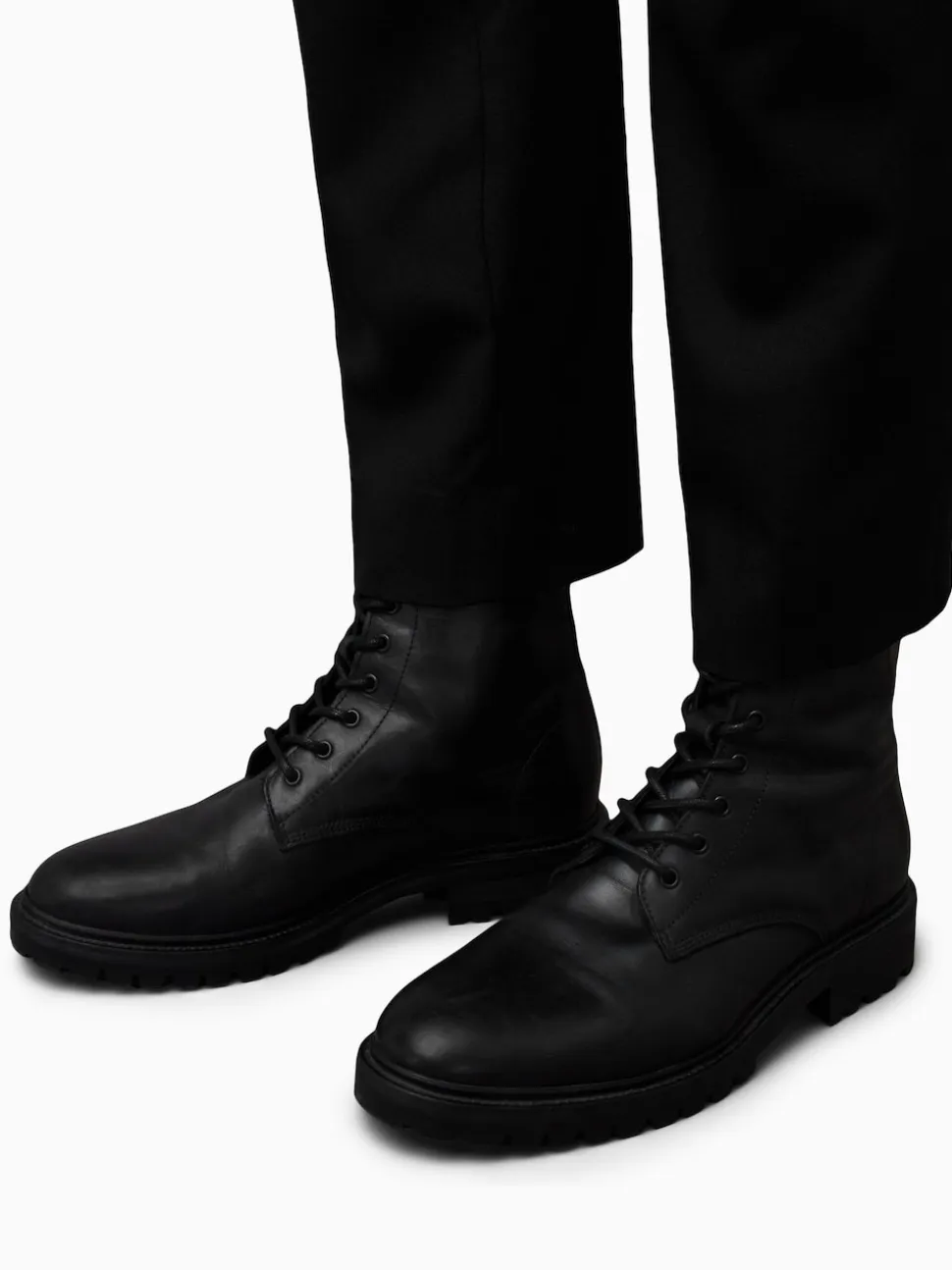AllSaints Black Tobias Boots