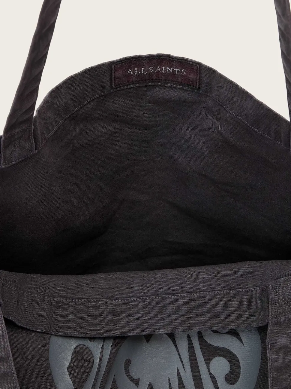 AllSaints Black Tripp Tote Bag
