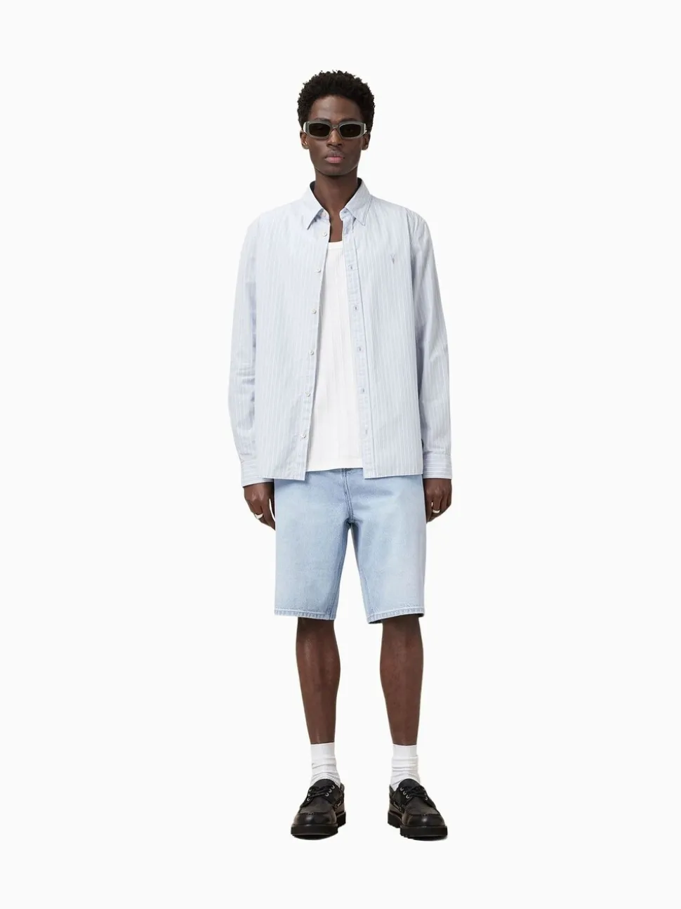 AllSaints Blue Alva Shorts
