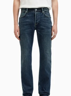 AllSaints Blue Iggy Black Slim Fit Jeans