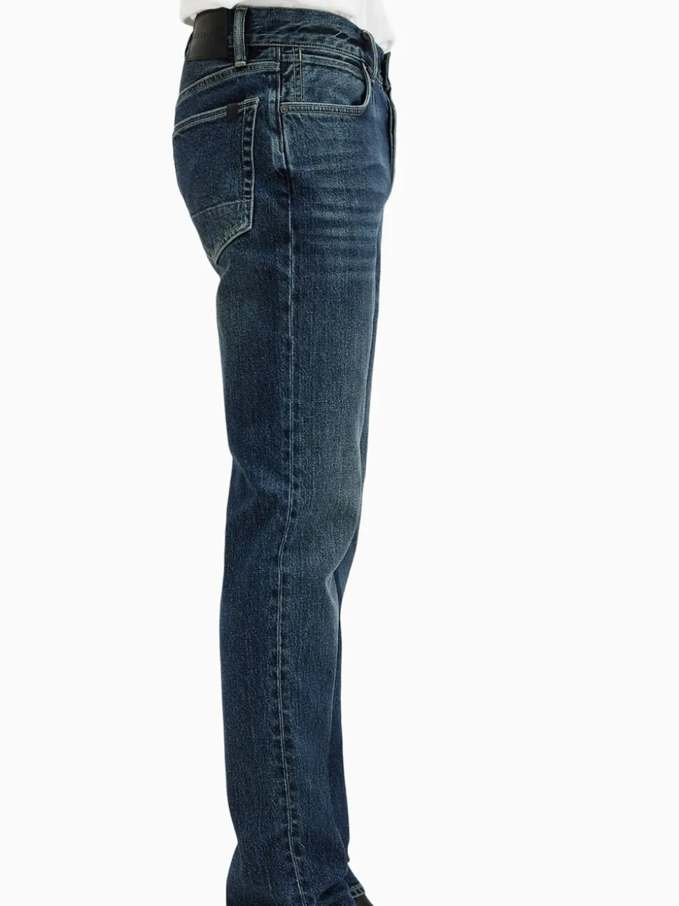 AllSaints Blue Iggy Black Slim Fit Jeans