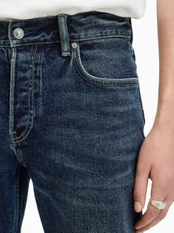 AllSaints Blue Iggy Black Slim Fit Jeans