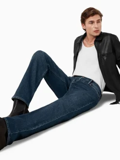 AllSaints Blue Iggy Washed Black Slim Fit Jeans