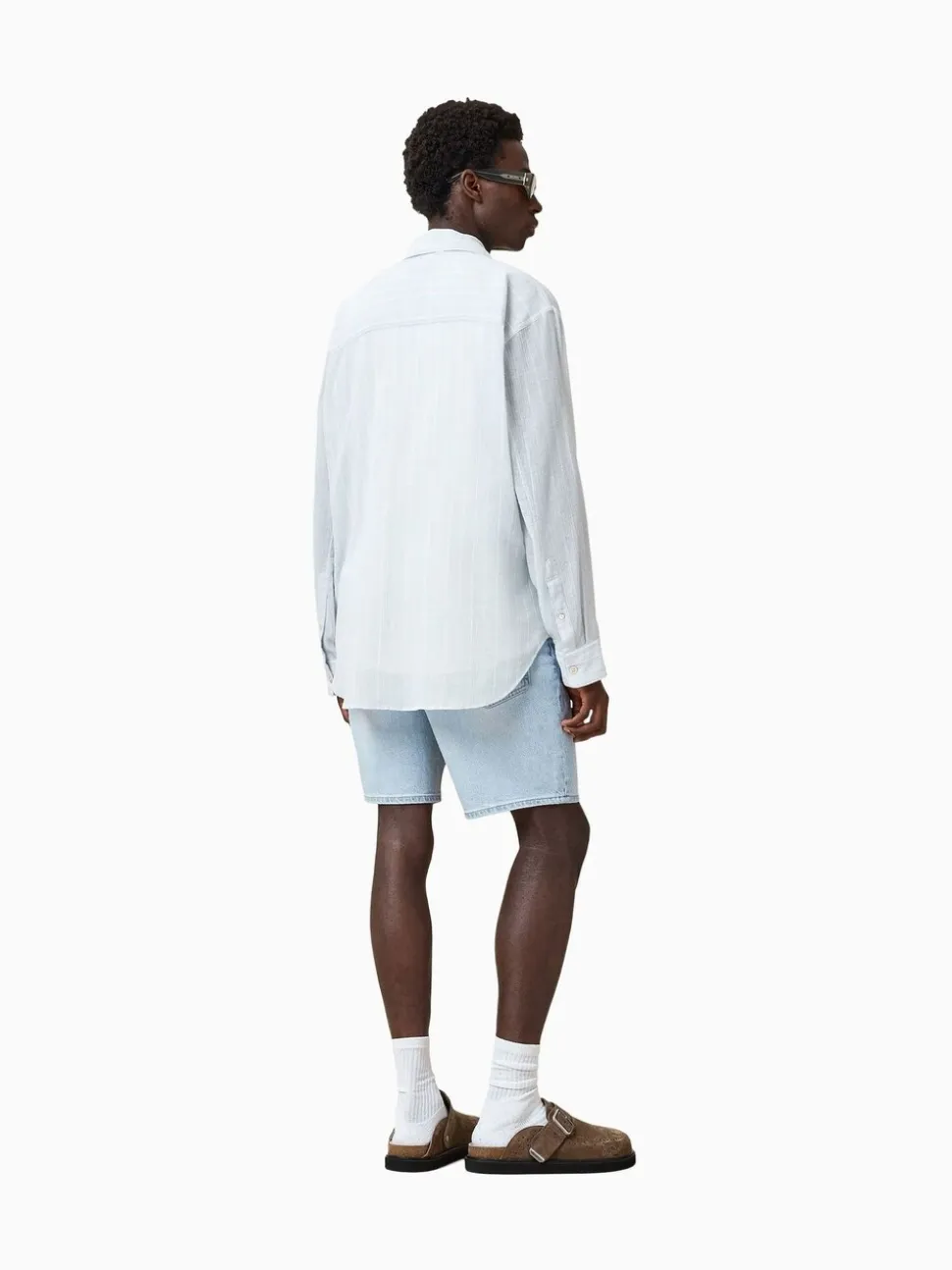 AllSaints Blue Switch Shorts