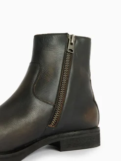 AllSaints Brown Lang Boots