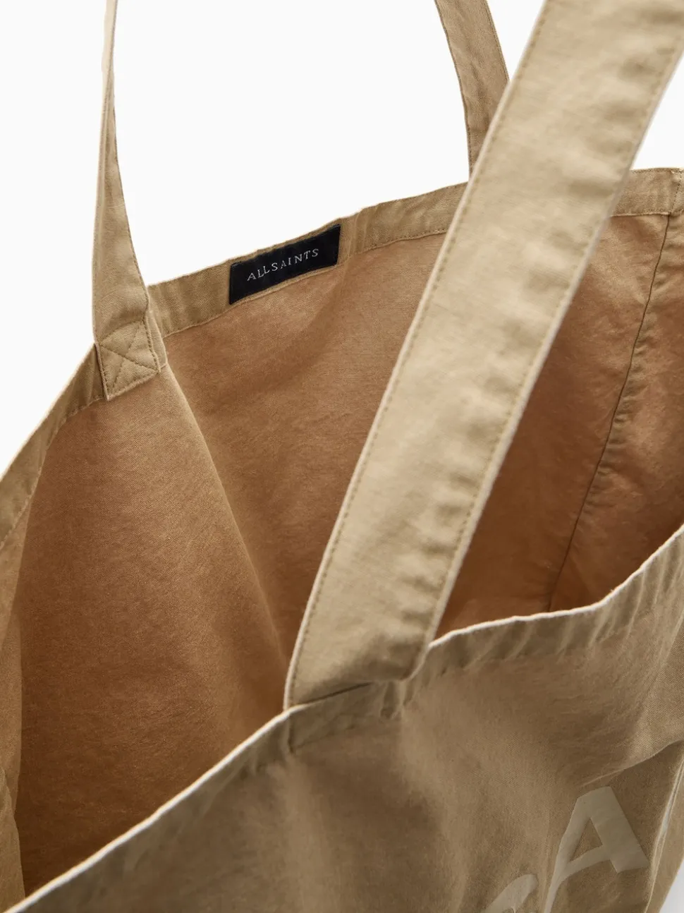AllSaints Brown Large Biggy Tote Bag